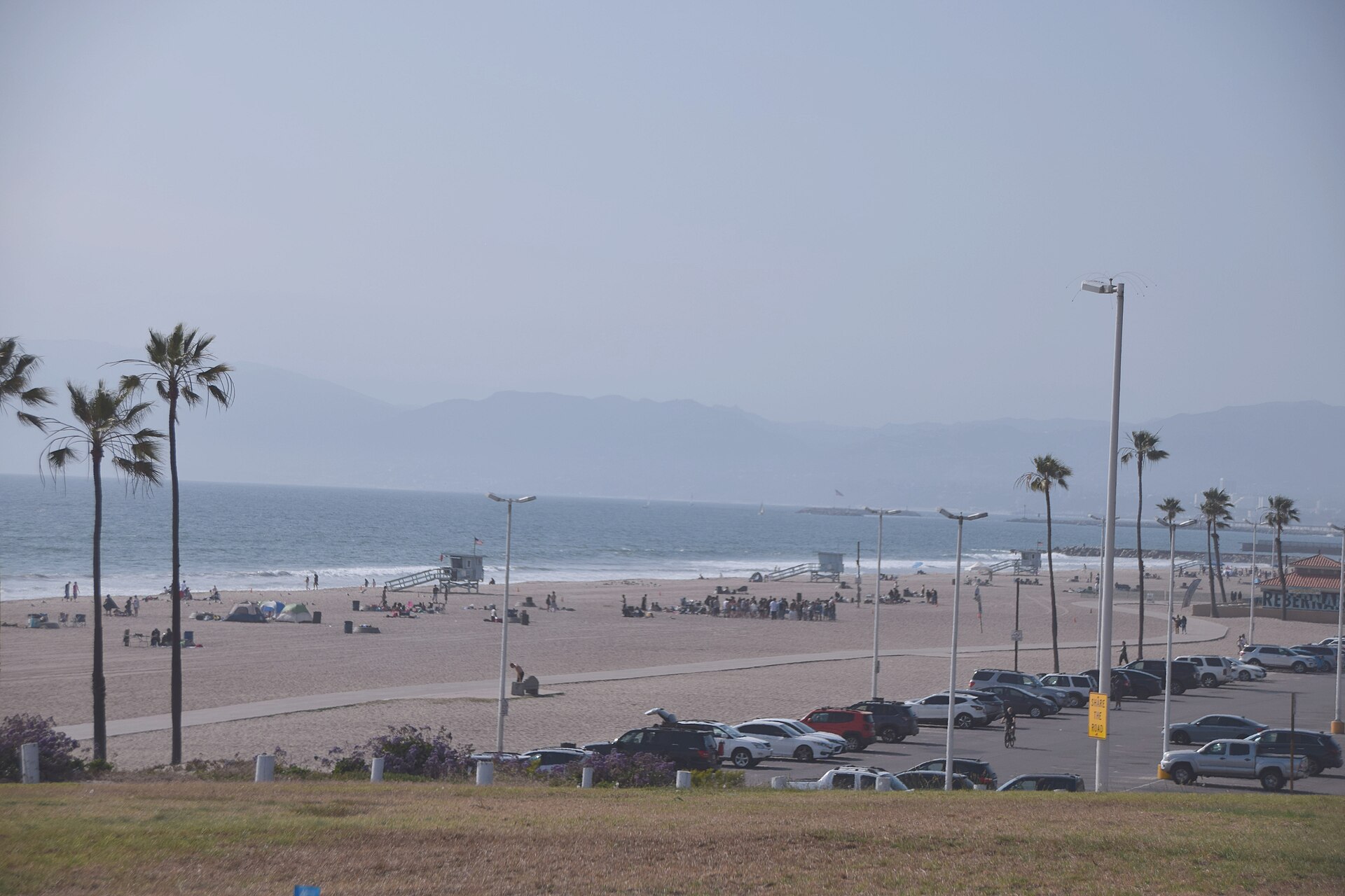 Dockweiler State Beach, the beach at the foot of El Segundo